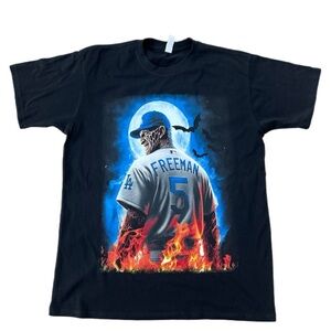 Freddie Freeman Freddy Krueger Graphic dodgers baseball T-Shirt